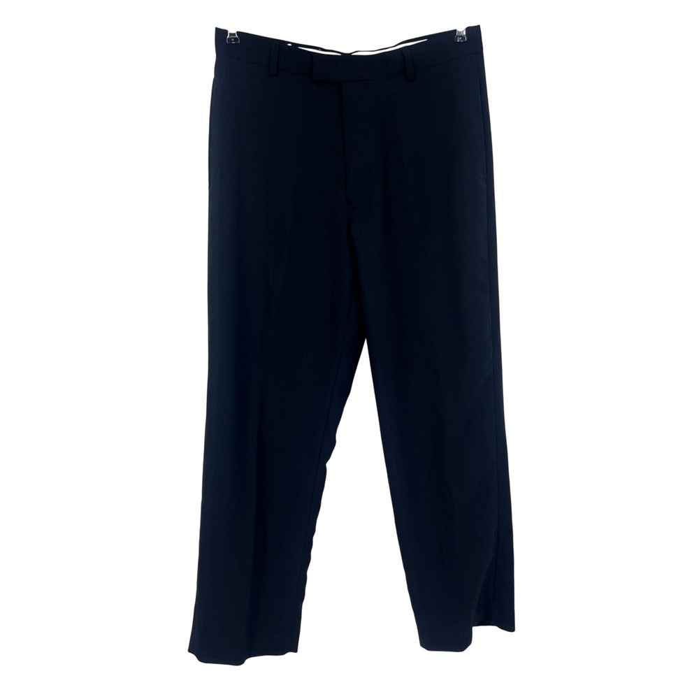 Michael Brandon Men's Black Polyester Dress Pants Size 32x29 Style TPD010108BK
